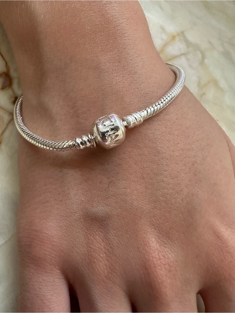 ILIA 925 Sterling Silver Chain Bracelet